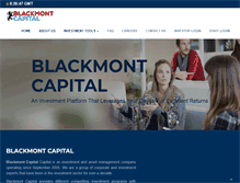 Tablet Screenshot of blackmontcapital.com